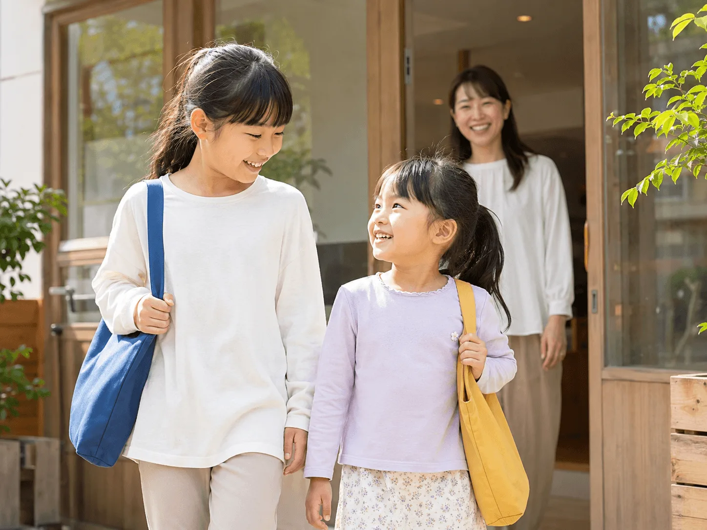 兄弟で通う子どもたち